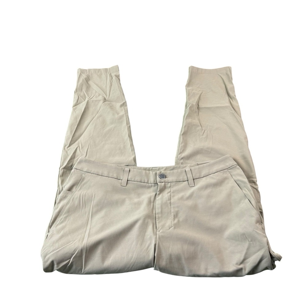 Lululemon Brown ABC Golf Performance Flat Front Pant Size 34x30